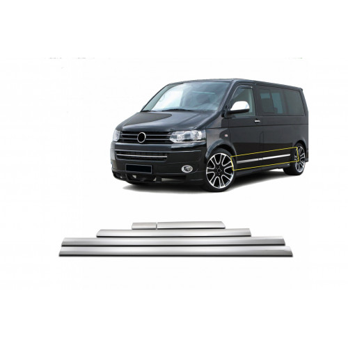 VW T5 TRANSPORTER 2010-2015 ΔΙΑΚΟΣΜΗΤΙΚΗ ΦΑΣΑ ΠΟΡΤΑΣ ΧΡΩΜΙΟ 5ΤΕΜ. (S.CHASSIS)