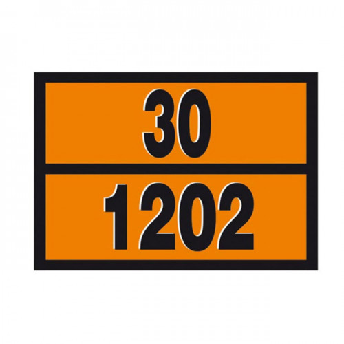 Πινακίδα Φορτηγού Καυσίμoυ 30/1202 Ανάγλυφη 30x40cm 1Τμχ