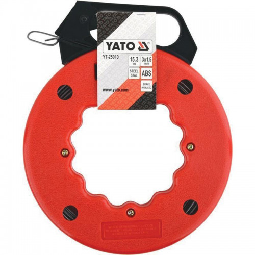 Yato Πλαστική Ατσαλίνα Ηλεκτρολόγου Μήκους 15.3m με Διάμετρο 1.5mm