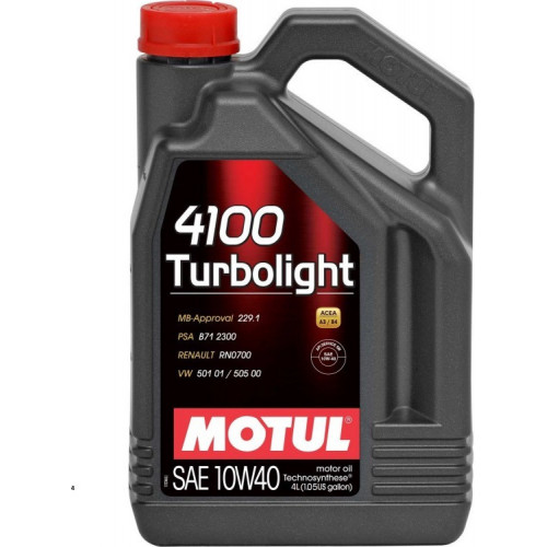 MOTUL 4100 Turbolight 10W-40 4LT