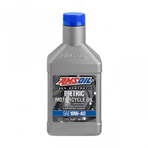 AMSOIL 10W40 SYNTHETIC METRIC MOTORCYCLE OIL