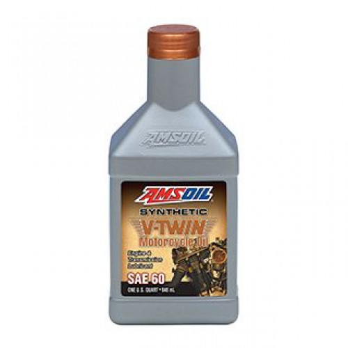 AMSOIL SAE 60 SYNTHETIC V-TWIN MOTORCYCLE OIL