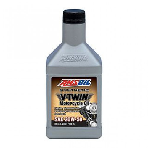 AMSOIL 20W50 SYNTHETIC V-TWIN MOTORCYCLE OIL