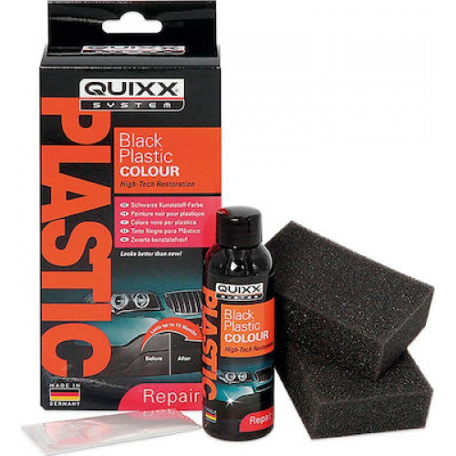 Quixx Βαφή πλαστικών μαύρο χρώμα