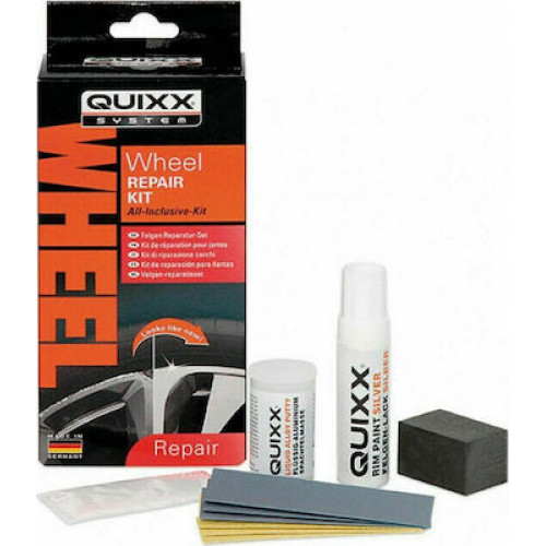 Quixx Σετ επισκευής Ζάντας ασημένιο