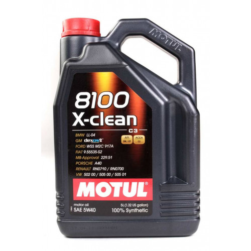 MOTUL 8100 X-clean 5W-40 C3 5LT
