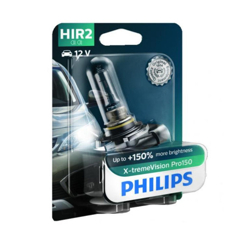 Λάμπα Philips HIR2 X-treme Vision Pro150 12V 55W Έως 150% Περισσότερο Φως