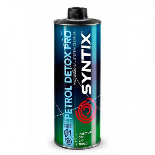 Επαγγελματικό Πλήρες Καθαριστικό Συστήματος Καυσίμου Βενζίνης (Injection Cleaner) SYNTIX Petrol Detox Pro 1L